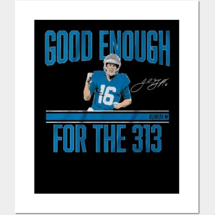 Jared Goff Good Enough For The 313 Posters and Art